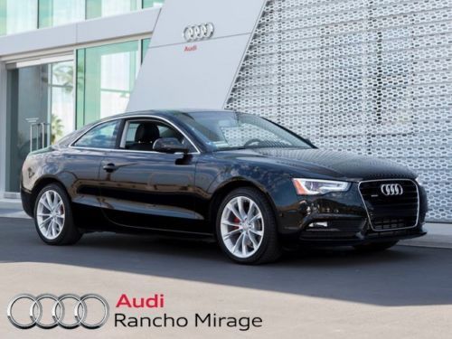 Used 2013 a5 coupe brilliant black convenience lighting package wheel locks