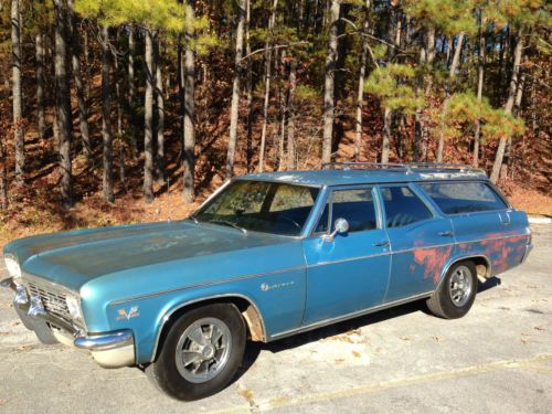 1966 chevy impala wagon big block 396ci *matching #&#039;s all origional* 30 options