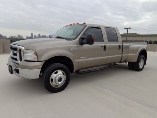 2005 ford super duty f-350 lariat diesel 4x4 auto low miles: 120k tx no rust