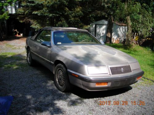 1989 chrysler lebaron gtc convertible