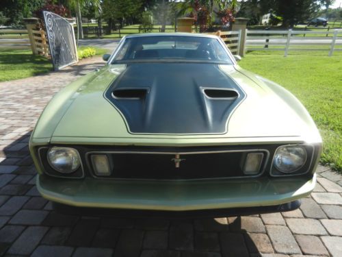 Nice 1973 ford mustang mach 1,351-v8,california car,auto,numbers matching,no res