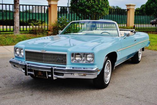 Nascar&#039;s hendrick motorsports personal classic 76 caprice convertible loaded