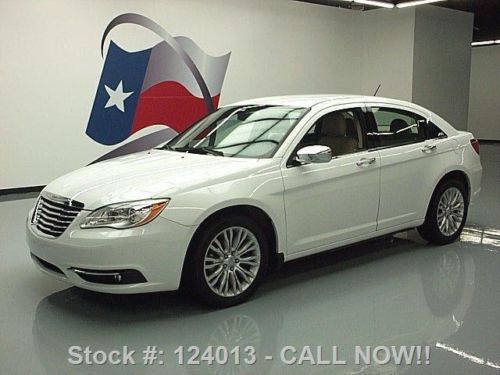 2012 chrysler 200 ltd 3.6l v6 heated leather only 16k texas direct auto