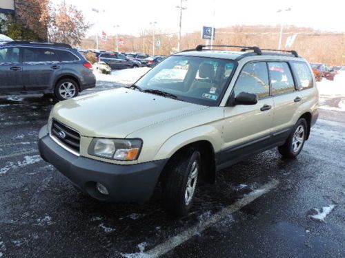 03 forester x 141k miles awd abs clean carfax man trans super clean no reserve