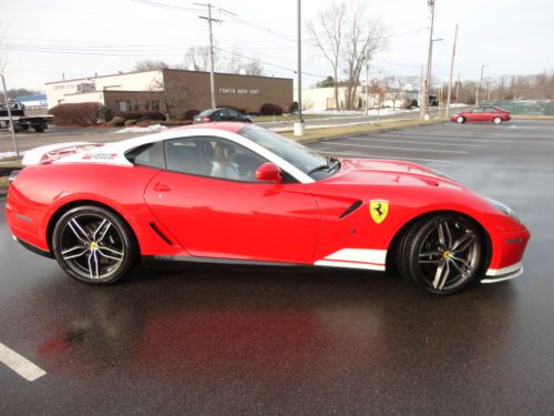2011 ferrari f599 only 1450 miles red with black scuderia package see video