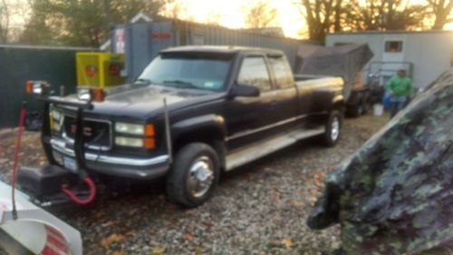 1998 gmc sierra 3500 pick up and plow