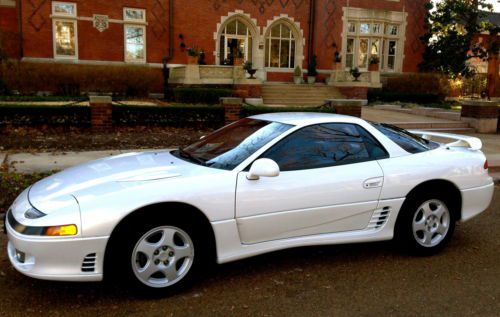 1992 mitsubishi 3000 gt sl pearl white &#034;only 68k&#034; 5-speed &#034;near mint condition&#034;