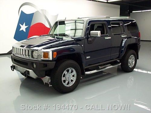 2008 hummer h3 4x4 auto sunroof leather side steps 67k! texas direct auto