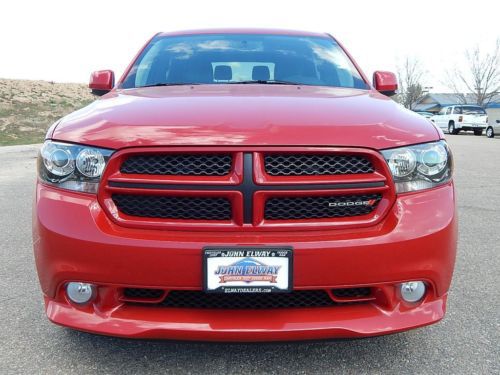 R/t suv awd 5.7 hemi race red leather low miles 3rd row 6 speed dual climate