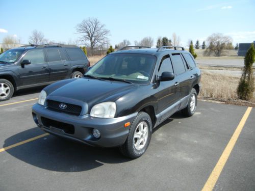 2004 hyundai santa fe lx 3.5 awd leather sunroof loaded