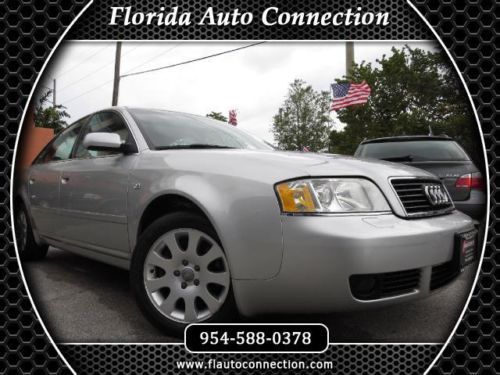 02 audi a6 3.0 v6 low miles leather sunroof 01 03 luxury clean car