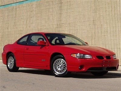 1998 pontiac grand prix gtp supercharged coupe red/gry auto only 73k wow ~