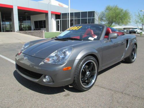 04 gray 5-speed manual 1.8l 4-cylinder leather convertible one owner