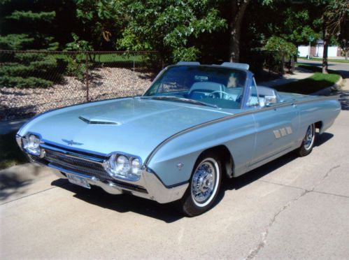 1963 ford thunderbird convertible sports roadster