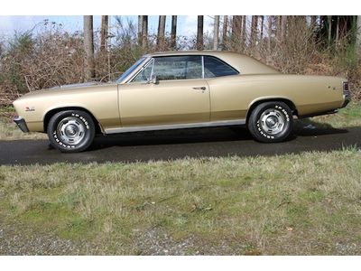 1967 chevy chevelle ss396 - beautiful grenada gold w/ console!