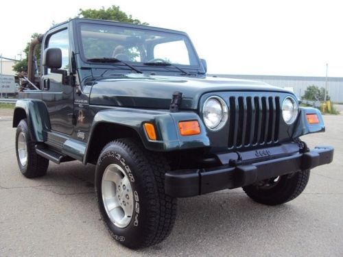 2000 jeep wrangler sahara sport utility 2-door 4.0l