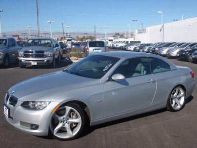 335i, twin-turbo, hard top convertible, leather, factory warranty