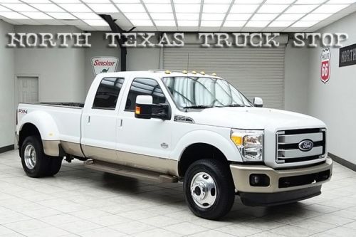 2011 ford f350 diesel 4x4 dually king ranch fx4 navigation sunroof 1 texas owner