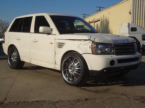 2008 land rover range rover sport supercharged damaged salvage runs! loaded l@@k