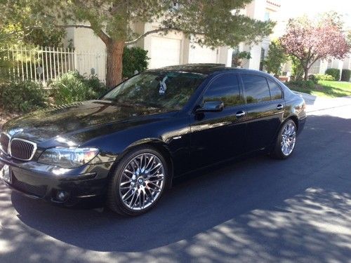 2008 bmw 750li loaded with  option prem chrome wheels