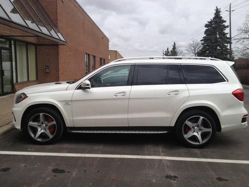 2013 mercedes gl 63 amg !!!   diamond white / brown   550 hp !!! export today !!