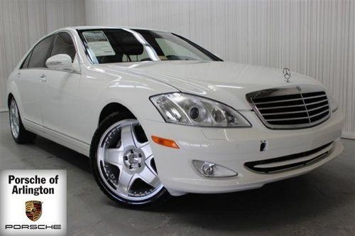 2007 mercedes-benz s550 navigation xenon lights white cleanmoon roof