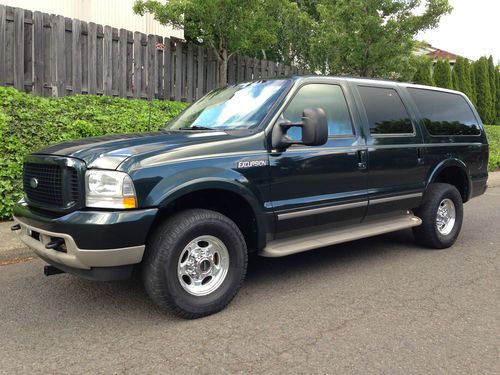 Sell Used 02 Ford Excursion Limited Diesel 7 3l 4x4 Only