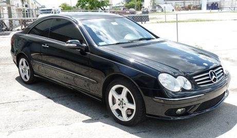 Mercedes benz, clk500 black on black, automatic, powerful v8 5.0l