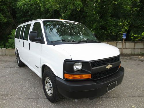 2004 chevy express 2500, utility cargo van, shelves and bins,inspection,cold a/c