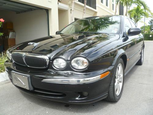 Jaguar x-type 3.0 triple black great cond palm beach car no reserve