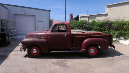 1951 chevrolet shortbed pickup. great solid truck!!