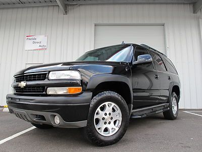 2006 chevrolet tahoe z-71 4x4 leather 3rd row suburban very clean low reserve no