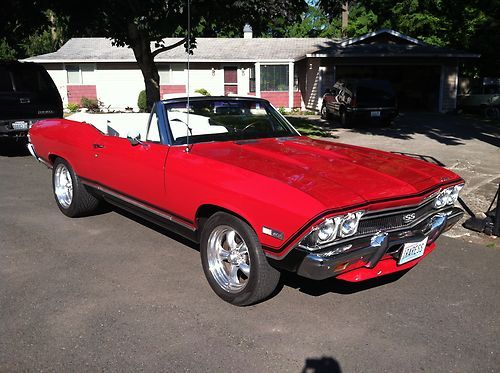 1968 chevelle ss396 convertible matching numbers