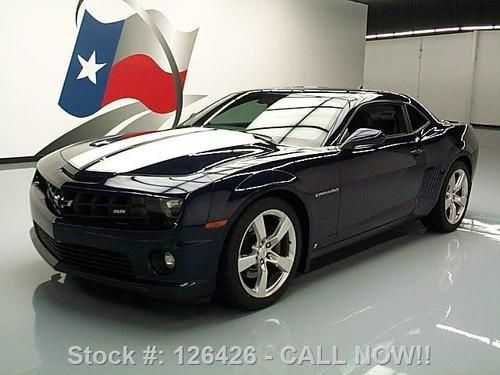 2010 chevrolet camaro ss 6.0l v8 htd leather 20's 37k texas direct auto