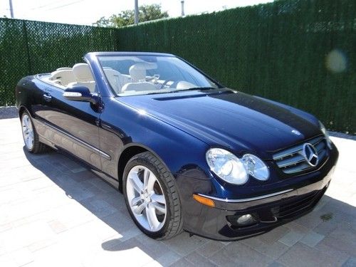 06 mb only 59k miles merc benz cabriolet clk 350 m-b convertible very clean auto