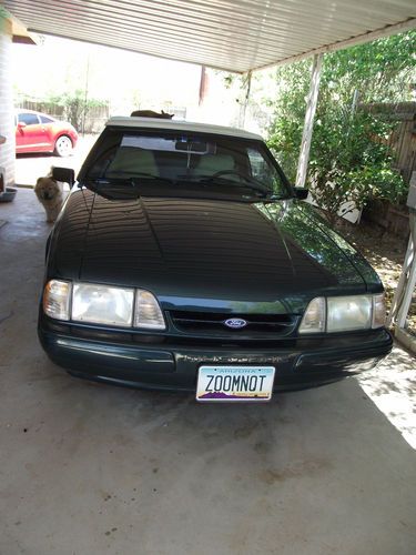 1990 ford mustang lx convertible 2-door 5.0l 7-up 13,400 org miles