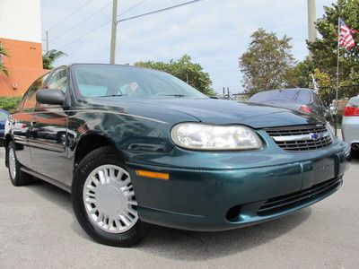 Chevy malibu v6 auto 33k miles! cold a/c clean 1-owner carfax guarantee florida