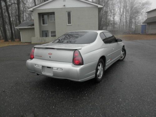 2002 chevrolet monte carlo ss coupe tinted clean! silver no reserve!