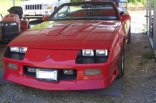 91 chevrolet camaro z28 convertible 2-door 5.0l v8  classic antique 84,200 miles