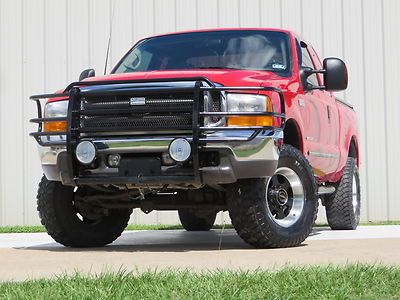 00 f250 xlt (7.3) diesel lifted intake exhaust short-bed (sounds nice) sharp tx!