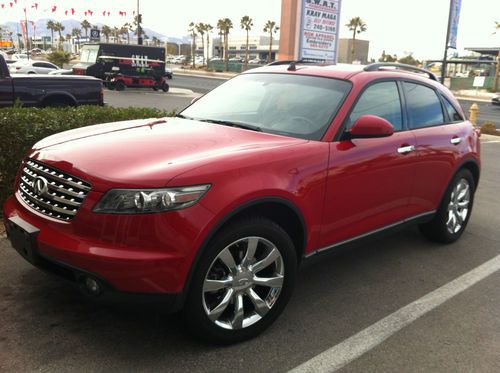 2003 infiniti fx45 awd red fully loaded only 64k miles - no reserve - las vegas