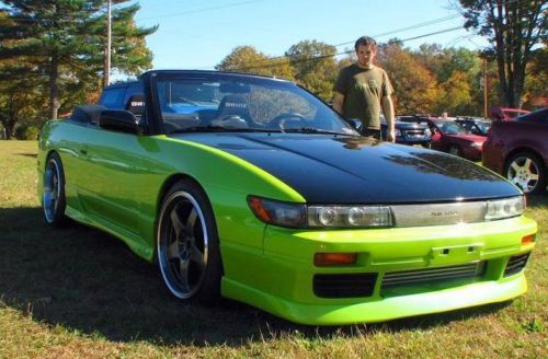 1993 nissan 240sx silvia convertible, low miles, sr20det (over $20,000 invested)