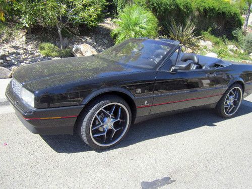 1990.5 cadillac allante convertible - perfect carfax - 58,000 miles - runs great