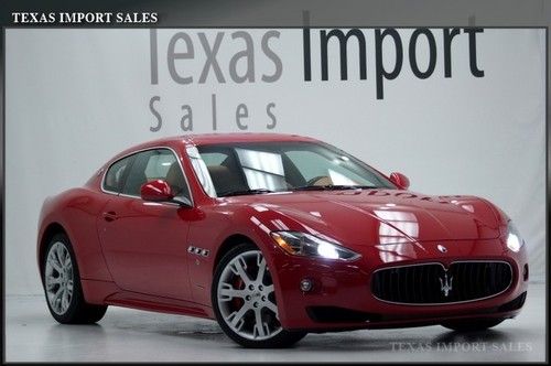 2010 grandturismo s 4.7l v8 coupe 21k miles,red/cuoio,we finance