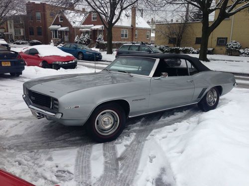 1969 chevrolet camaro rs convertible celebrity owned 35k documented miles