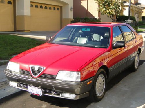 1993 alfa romeo 164 l sedan 4-door 3.0l paninfarina italian  california car