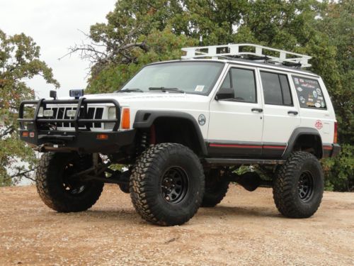 1995 jeep cherokee sport 4x4 lifted rock crawler