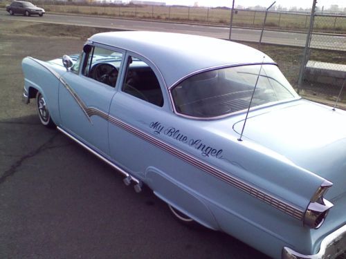 1956, ford, fairlane, custom, leadsled, hot rod