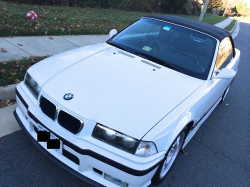 1998 bmw m3, convertible, white, manual, low mileage, in excellent condition