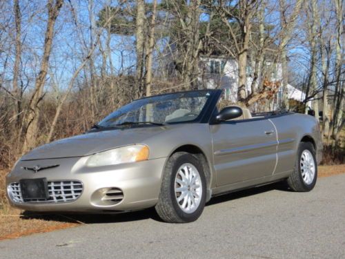 Beige convertible selling at no reserve smoke free dealer trade